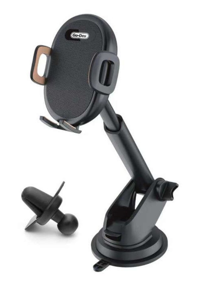 جو-ديز حامل هاتف محمول صغير قابل للطي 2 في 1 لمثبت السيارة Go-Des GD HD753 - Image 2