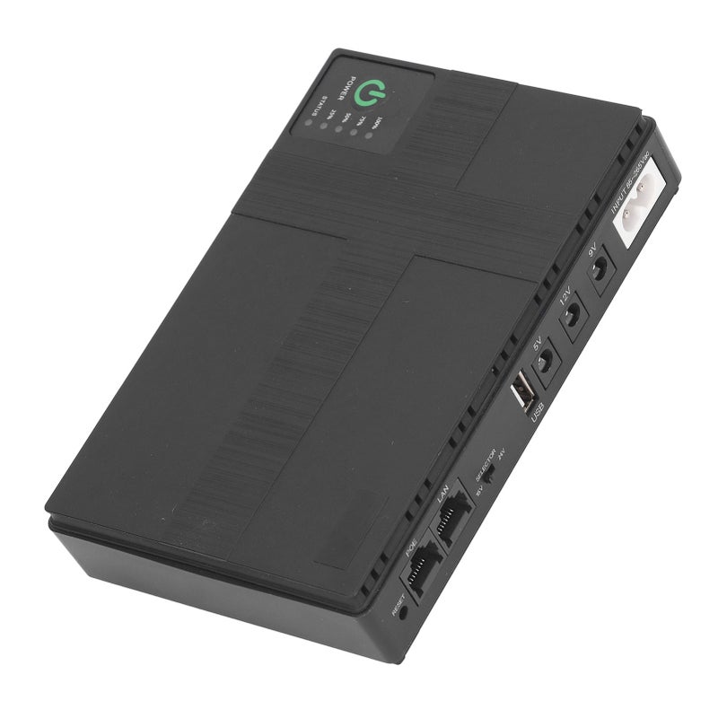 دعم بطارية UPS صغير بسعة كبيرة 10400 مللي أمبير ساعة - مصدر طاقة مستمر لكاميرا وموجه - Image 3