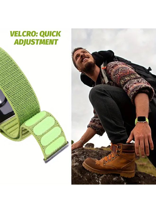 Lilac Elastic Nylon Sports Wristband For Outdoor Mountain Pattern Braided Strap Unisex Soft Band - Image 3