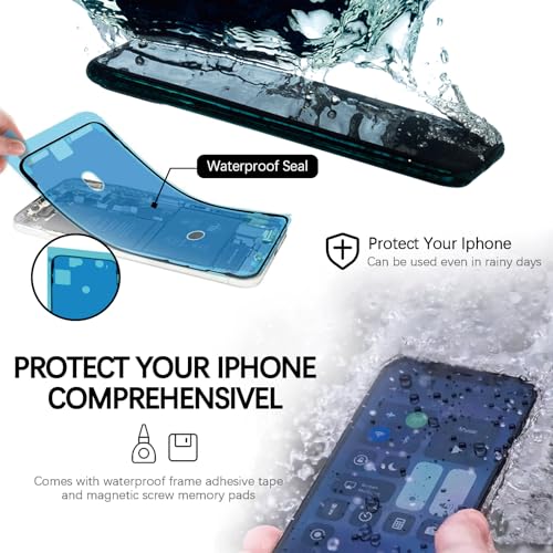 HXAQGP for iPhone 11 Pro Max LCD Display FHD Screen Replacement 3D Touch Digitizer Frame Full Assembly with Repair Tools Kit for 6.5 inch A2218, A2161, A2220+Waterproof Adhesive+Screen Protector - Image 5