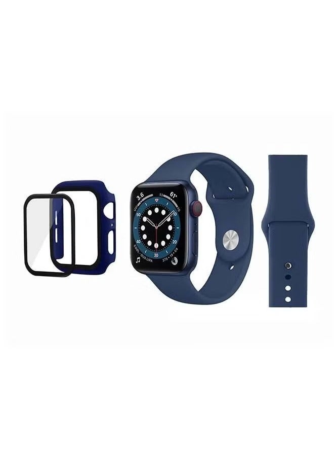 vesus Bumper Replacement Band For Apple Watch Series 6/SE/5/4 Blue Cobalt