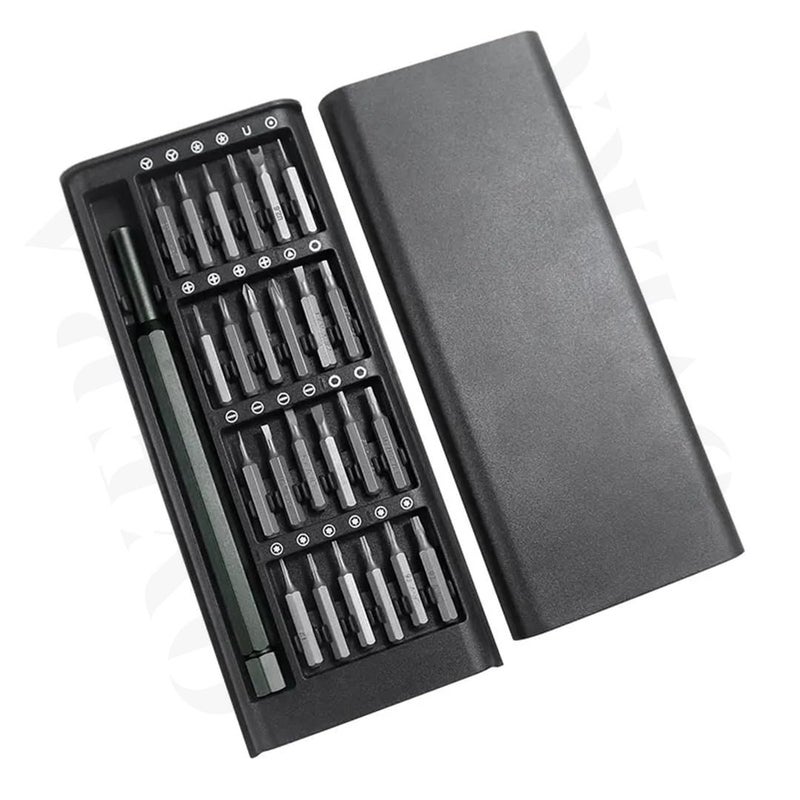 OVERA Overa 1 Precision Screwdriver Set Mini Magnetic Screwdriver Tool Kit 24 Bits with Plastic Case for Mobile Phone Laptop Watch Computers Electronic Glasses Repair  - Image 1