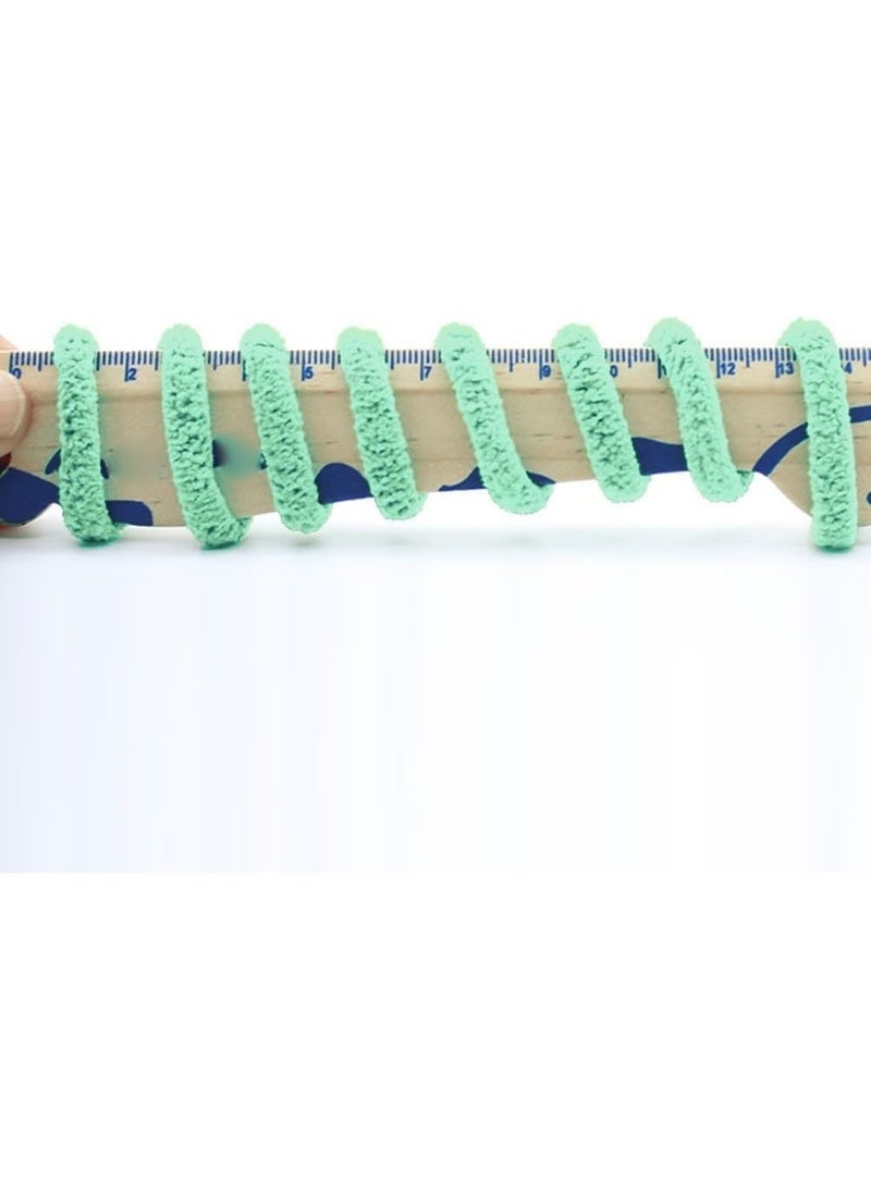 ChicAbode 4 Rolls 40m Colorful Chunky Chenille Yarn, Soft Plush Thick Yarn for Blanket Crocheting, Fluffy Hand Knitting Yarn for Scarf, Hat, Crochet and Weaving Projects - Image 2