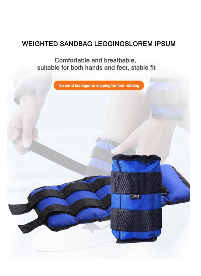 ULHYC A two-piece sand weight bag for the arms and feet, weighing 6 kilograms, each piece weighing 3 kilograms  - Image 3