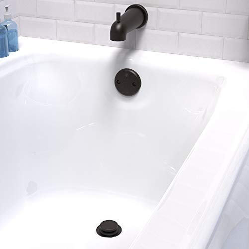 Keeney K630PVCVB Foot Lock Stop Bathtub Drain Kit, Venetian Bronze 1.5 Inch - Image 2