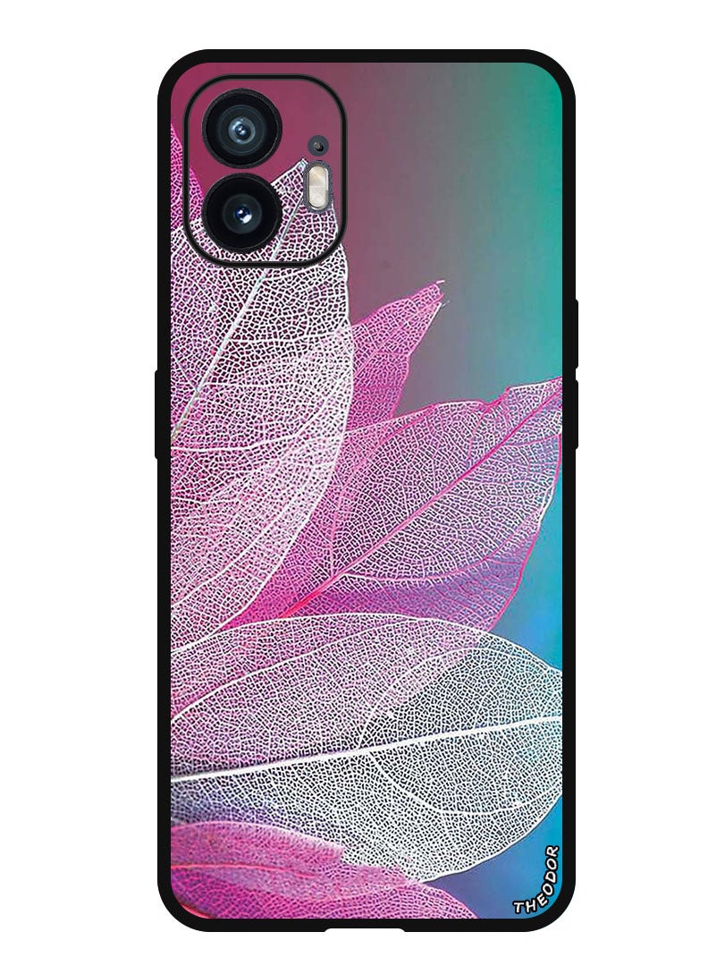 Theodor Protective Case Anti Scratch Shock Proof Bumper Cover For Nothing Phone (2) Leaf Colorful - Image 1