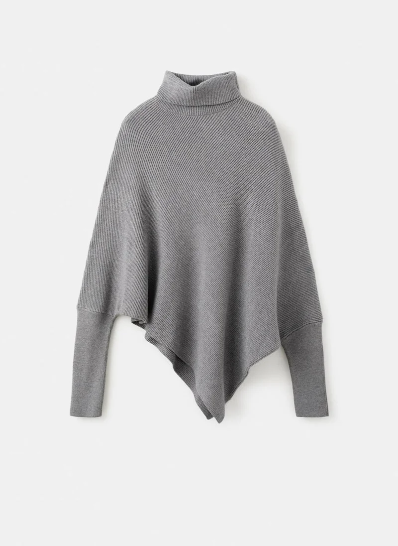 Mango  Sweater with asymmetrical roll neck for Women | Best Price UAE