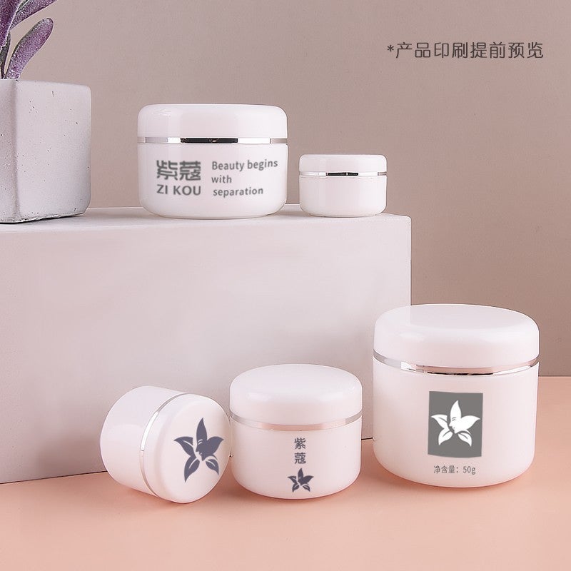 10G20G50G100G250G500Gpp Silver Edge Gold Edge Cream Box Facial Cream Box Mask Box Travel Packaging - Image 4