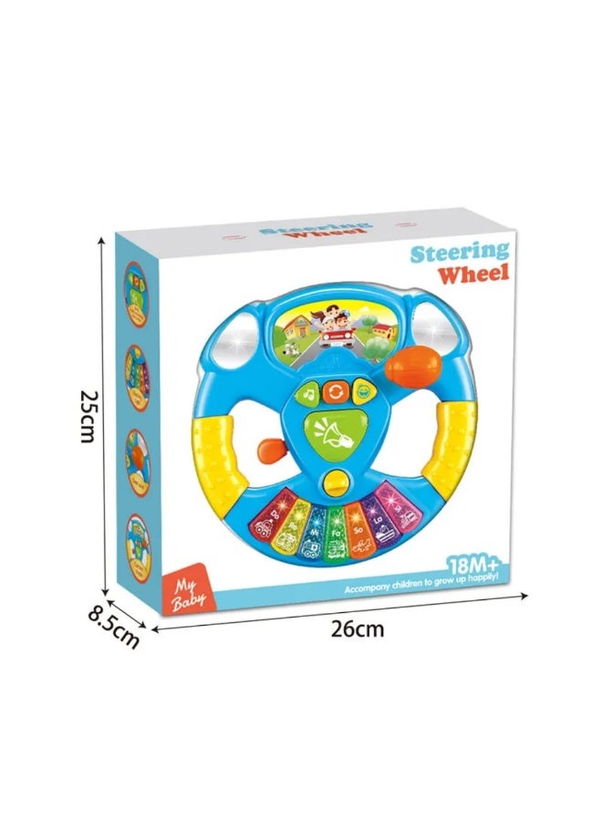 وينفان عجلة قيادة تعليمية موسيقية للأطفال - بتصميم تفاعلي ملون - Image 2