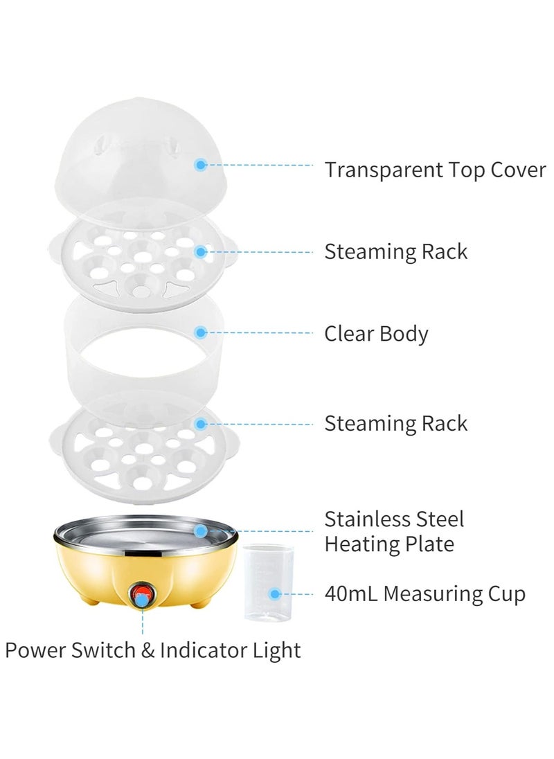 Generic Multifunctional Rapid Electric Egg Cooker Auto Off Generic 7 Egg Boiler Steamer Omelette Cooking Tools Breakfast Kitchen Tools Electric Eggs Boiler  - Image 3