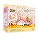 OLEOCA Family Dollhouse Bedroom Set Bed Pillows Bedspread Vanity with Mirror Nightstand Floor Mirror Chair Lamp Coat Rack Hangers Dollhouse Furniture Accessories for Ages 3 - Image 4