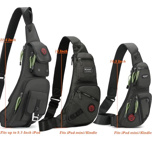 NICGID Sling Bag Chest Shoulder Backpack Crossbody Bags Casual Daypack for Men Women - Image 2
