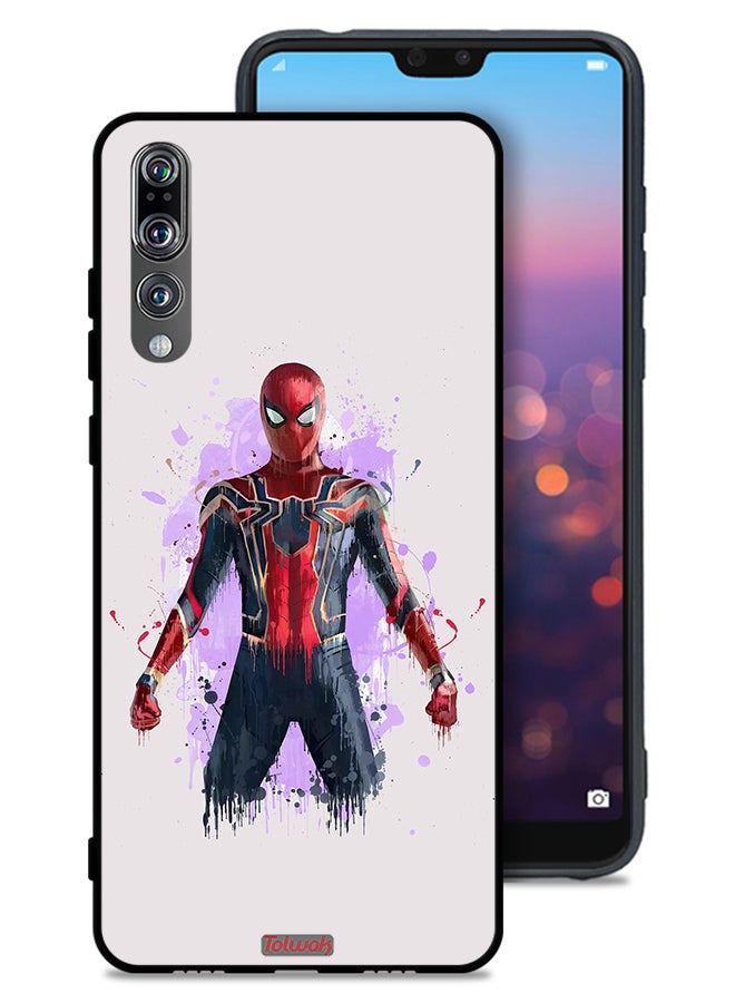Tolwak Huawei P20 Pro Protective Case Cover Iron Spider Artwork - Image 1