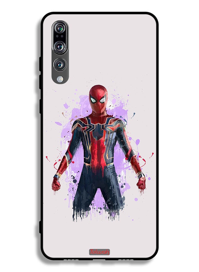 Tolwak Huawei P20 Pro Protective Case Cover Iron Spider Artwork - Image 2