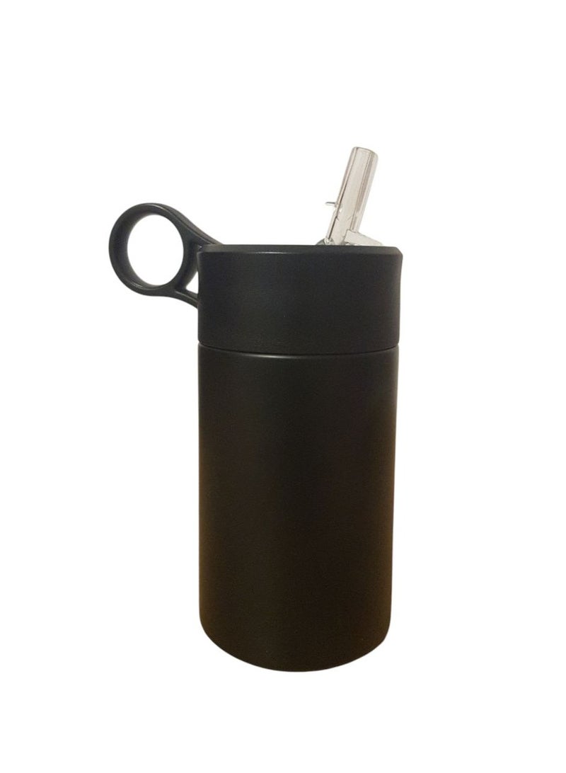 Insulated Metal Water Bottle with Straw, 300ml  - Image 2