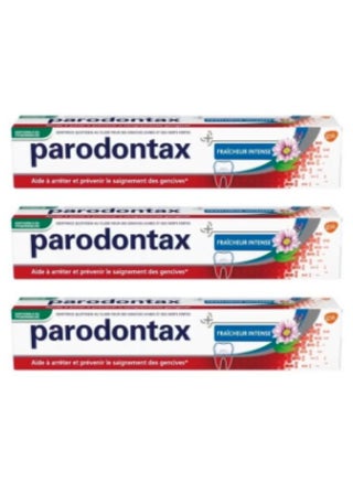 Pack Of 3 Parodontax Toothpaste Intense Freshness 75ml