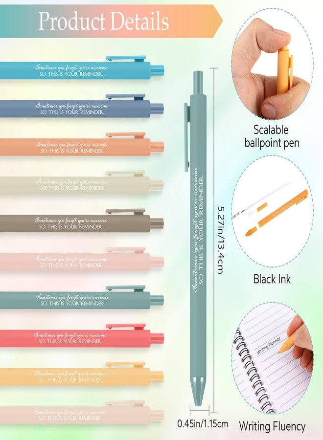 Chuangdi 20 Sets End of Year Teacher Gifts Appreciation Journal Inspirational Notebook with Sticky Notepad Bamboo Pen Bulk Graduation Thank You Gifts for Student Staff Team Coworker Nurse(Vibrant) - Image 3