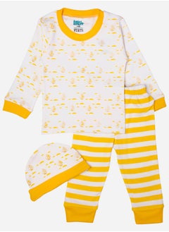 Babies Basic Pack of 7 - Cotton Bodysuit, Top, Pants, Bib, Blanket, Mitten and Cap  - Image 2
