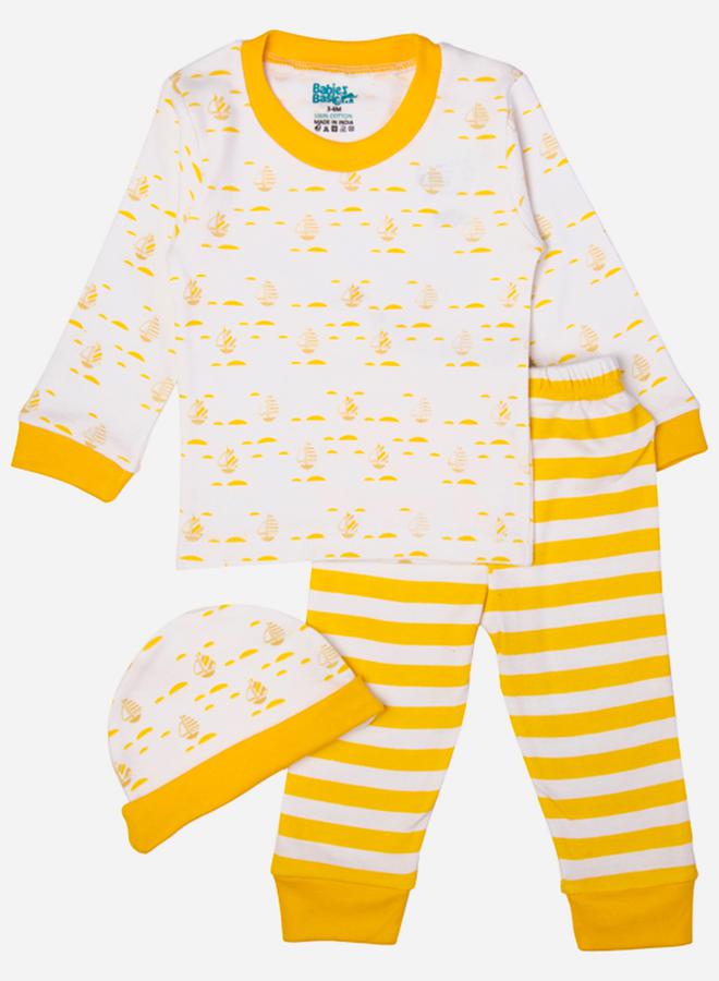 Babies Basic Pack of 7 - Cotton Bodysuit, Top, Pants, Bib, Blanket, Mitten and Cap - Image 2