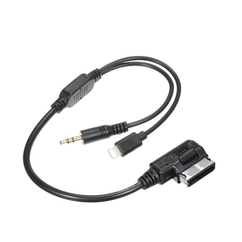 Aux Cable: Black, High Fidelity Lossless Music, Plug And Play - Long Service Life Audio Aux Cable for Car Interior, Mercedes Benz A B C E G GLS GLE CLS GLA SL Class, IP X 8 7 6 6s Plus - Image 4