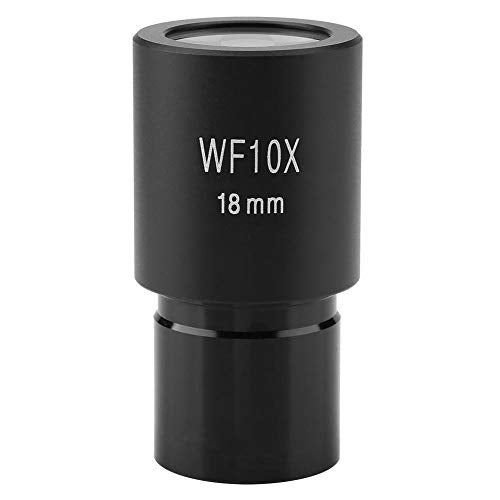 Walfront ملحقات عدسات المجهر 10X لعدسات المجهر البصري والميكروسكوبات البيولوجية ومهايئات العدسات للمجاهر - Image 1