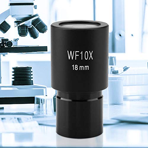 Walfront ملحقات عدسات المجهر 10X لعدسات المجهر البصري والميكروسكوبات البيولوجية ومهايئات العدسات للمجاهر - Image 5
