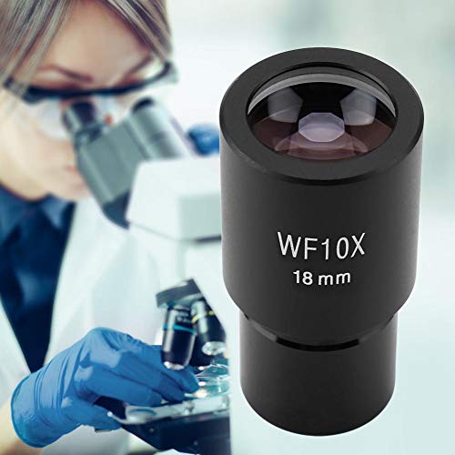 Walfront ملحقات عدسات المجهر 10X لعدسات المجهر البصري والميكروسكوبات البيولوجية ومهايئات العدسات للمجاهر - Image 4