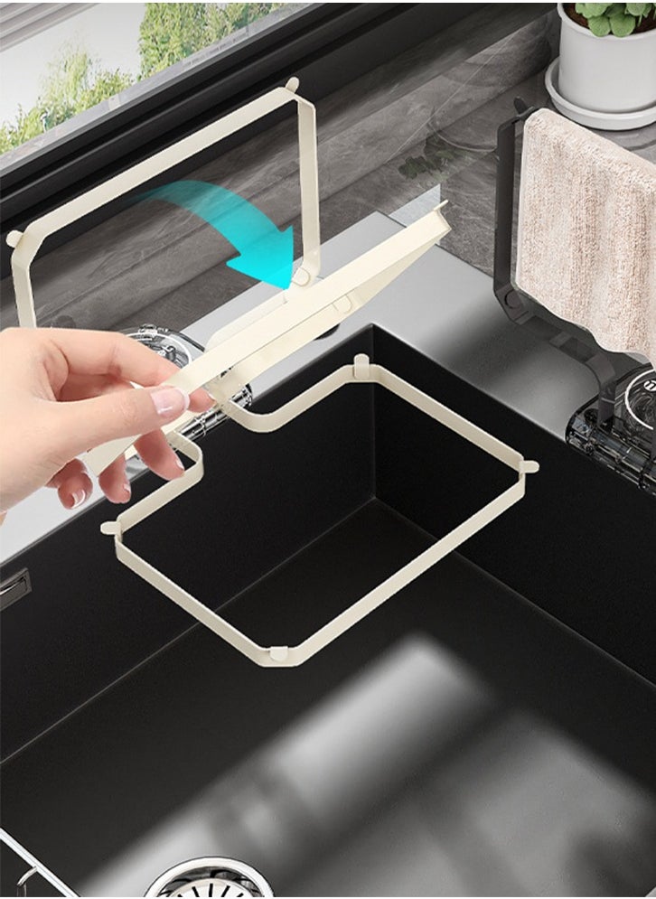 Generic - Kitchen Sink Drain Basket,Flipped Holder Sink Strainer Basket,Multi-function Disposable Garbage Drainage Grid With 50 Filters - Image 1
