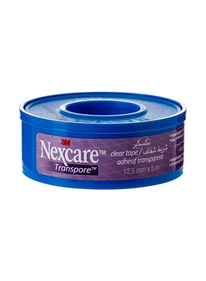 3M Transpore Transparent Tape 12.5mm x 5m – Pack Of 3