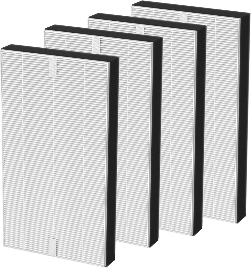 LINNIW 4 عبوات من فلتر F1 True HEPA البديل المتوافق مع أجهزة تنقية الهواء من 3M Filtrete موديلات FAP-C01-F1، FAP-T02-F1، FAP-C01BA-G1، FAP-T02WA-G1، FAP-ST02W و FAP-ST02N - Image 1