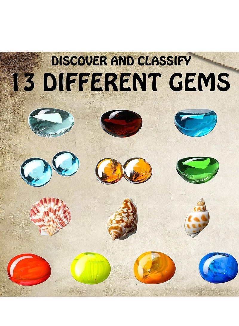 Gems Dig Kit Gemstone Dig Kit for Kids Educational DIY Toys Science Kit- Dig Up 15 Unique Real Gemstone Rocks Mining Unique Gifts STEM Science Kits Excavate Toys for Girls Boys - Image 2
