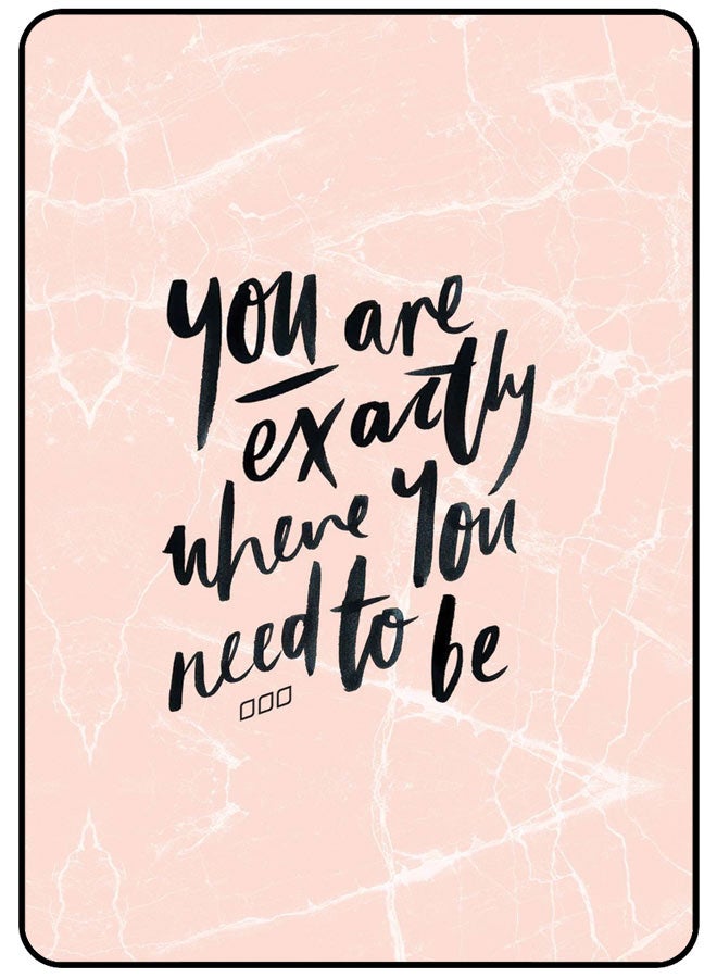 EYE CATCH Protective Case Cover For Samsung Galaxy Tab S9 You Are Exactly When You Need To Be - Image 1