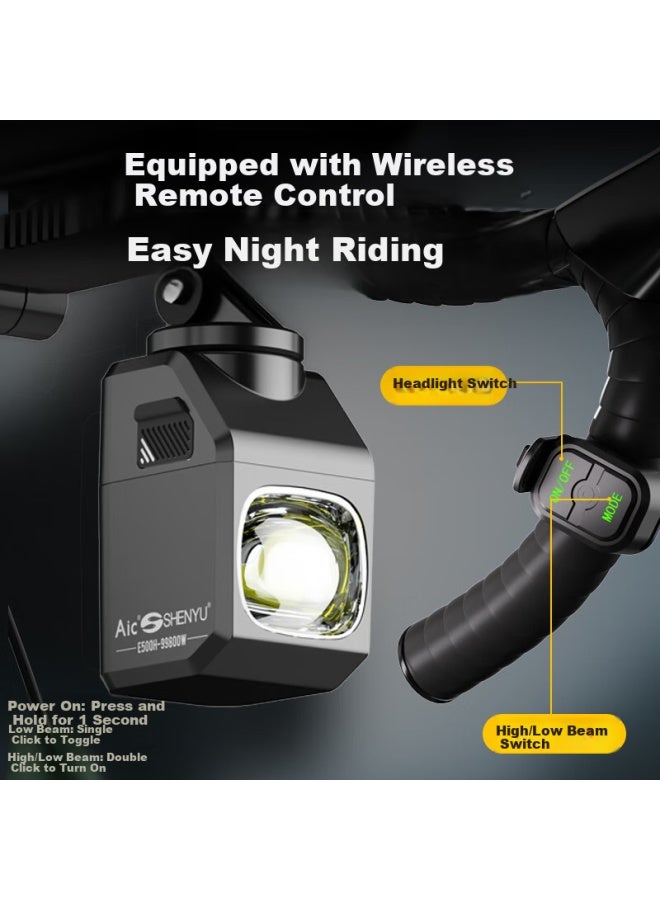 Shenyu Bicycle Night Riding Front Light Mount Mountain Road Bike Front Light Rainproof Cycling Equipment Accessories 2000 - Image 2