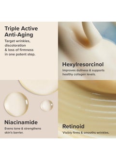 PAULA'S CHOICE مصل Paula&#39;S Choice Resist Triple Active Total Repair 3 في 1 لعلاج التجاعيد والبقع الداكنة وفقدان التماسك مع النياسيناميد والريتينويد خالٍ من العطور والبارابين 1 أونصة سائلة  - Image 4