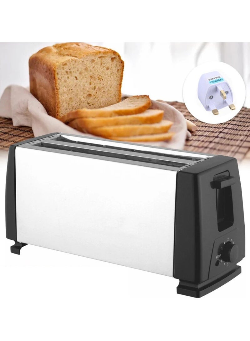 "Home Master Premium Toaster – Smart Browning Control with Automatic Pop-Up – Includes Easy-Clean Crumb Tray"  - Image 2