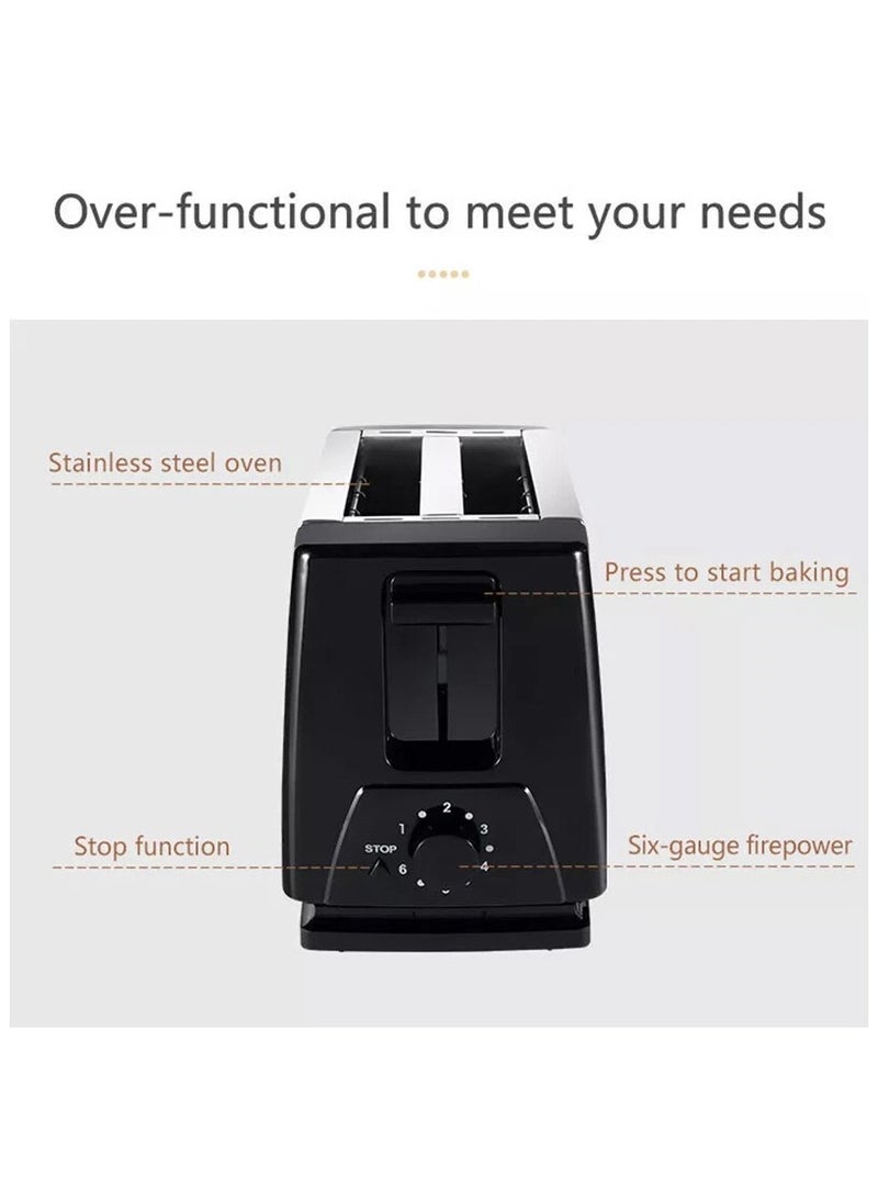 "Home Master Premium Toaster – Smart Browning Control with Automatic Pop-Up – Includes Easy-Clean Crumb Tray"  - Image 4