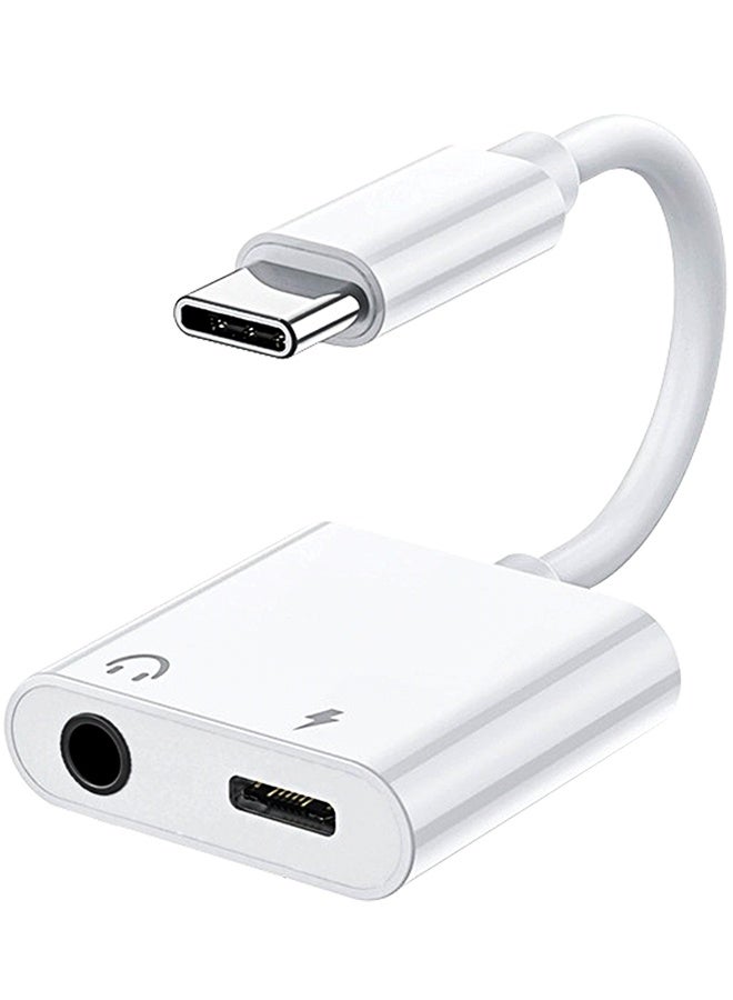 Tersely USB C to 3.5mm Adapter Headphone, 2in1 AUX Audio Earphone PD Charging for iPhone 17/16 Pro/Max/Plus/15, iPad Pro Air 5 4 Samsung Flip Fold S25 S24 S23 Ultra/Plus/FE, Google Pixel 10/9/Pro/8, etc - Image 1