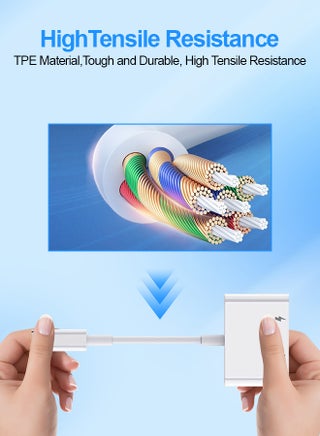 محول من USB-C إلى 3.5 ملم للسماعات، شاحن ومحول صوتي مزدوج 2in1 لأجهزة آيفون 17/16 برو/ماكس/بلس/15، آيباد برو إير 5 4 سامسونج فليب فولد S25 S24 S23 الترا/بلس/FE، جوجل بكسل 10/9/برو/8، وغيرها - view 2