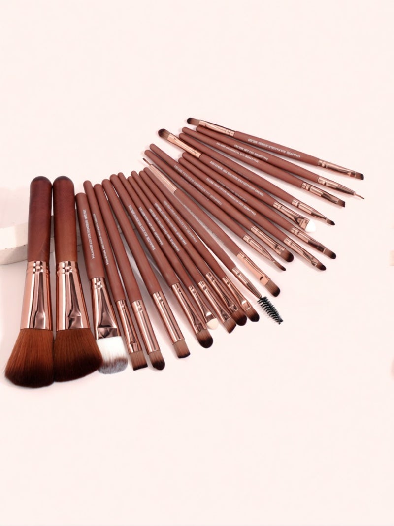 Set of 22 PCS Makeup Brush Kit for Foundation Liquid Cream Blending Powder Eyeshadow Blush Cosmetics Concealer Brushes with Soft & Dense Bristles - Image 5