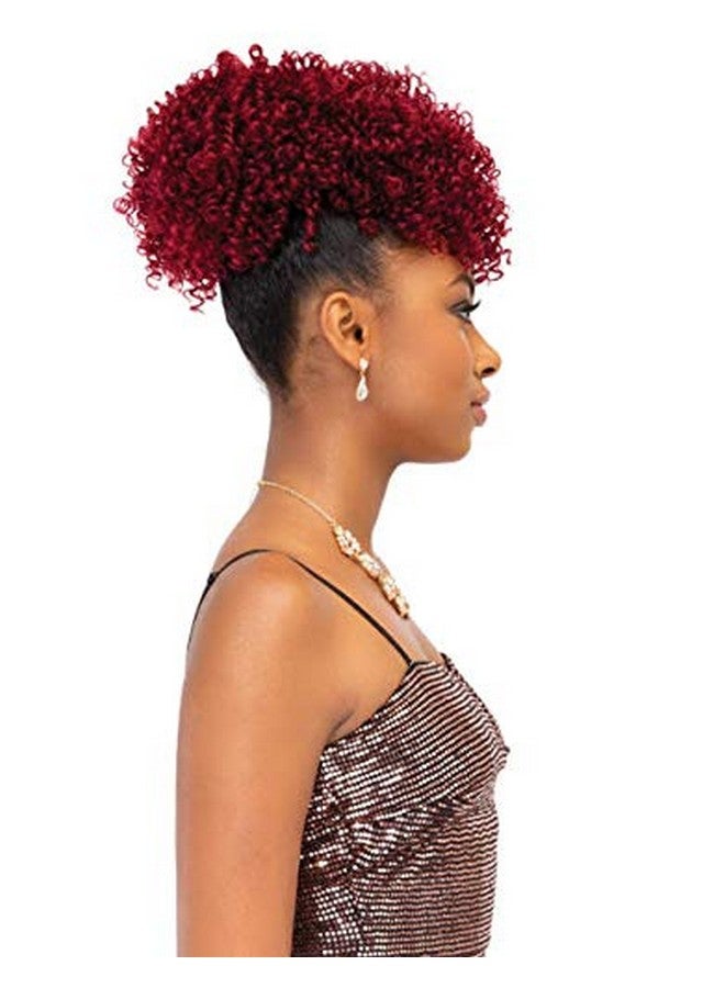 Janet Collection Playful Pineapple Spiral Ponytail (1B) - Image 4