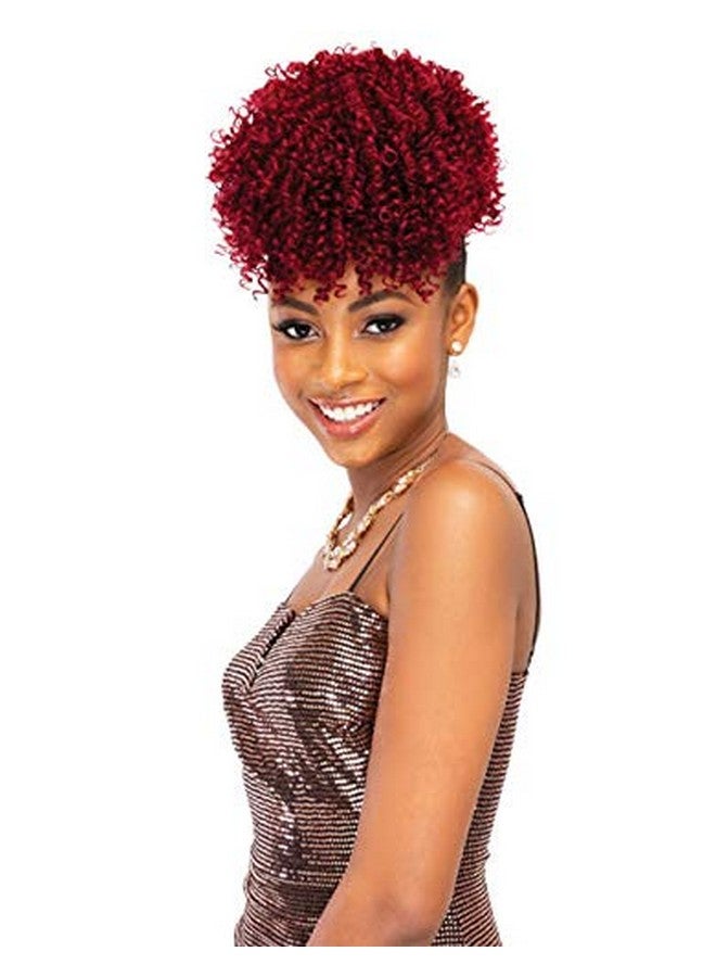 Janet Collection Playful Pineapple Spiral Ponytail (1B) - Image 2