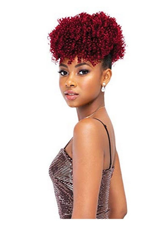 Janet Collection Playful Pineapple Spiral Ponytail (1B) - Image 3