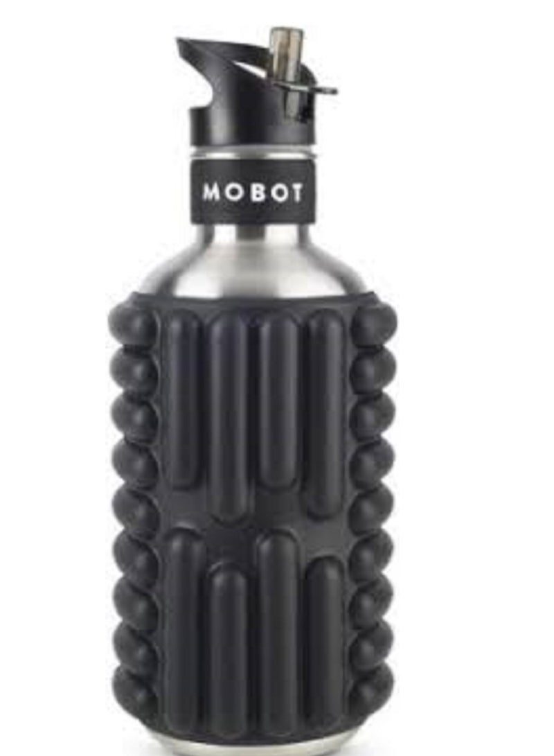 MOBOT Big Bertha 1.2 L High Performance Foam roller water bottle - Black - Image 1