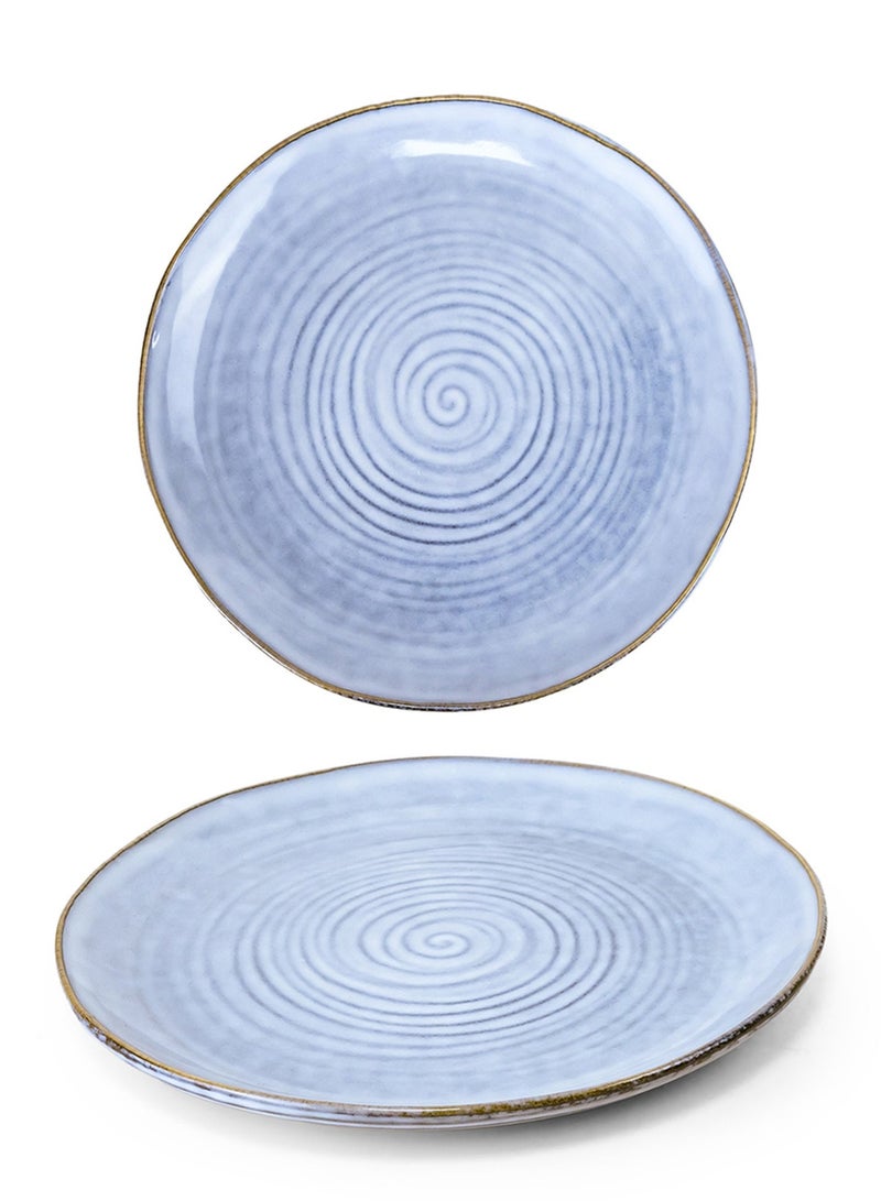 Cuisine Art طبق جانبي من سيراميك كوزين آرت تيا - 21 سم، أزرق (طقم من 4) - Image 3