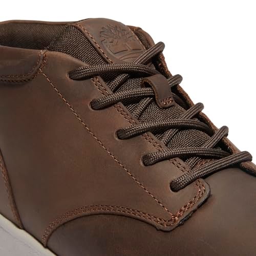 Timberland Men's Parker Street MID LACE UP Sneaker, Brown, 8.5 Medium - Image 3