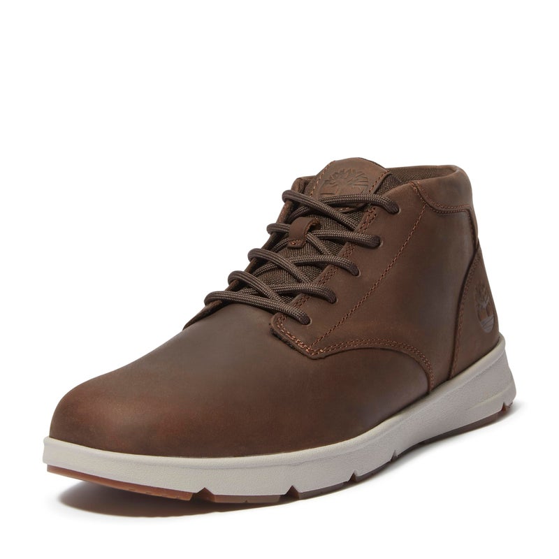 Timberland Men's Parker Street MID LACE UP Sneaker, Brown, 8.5 Medium - Image 4