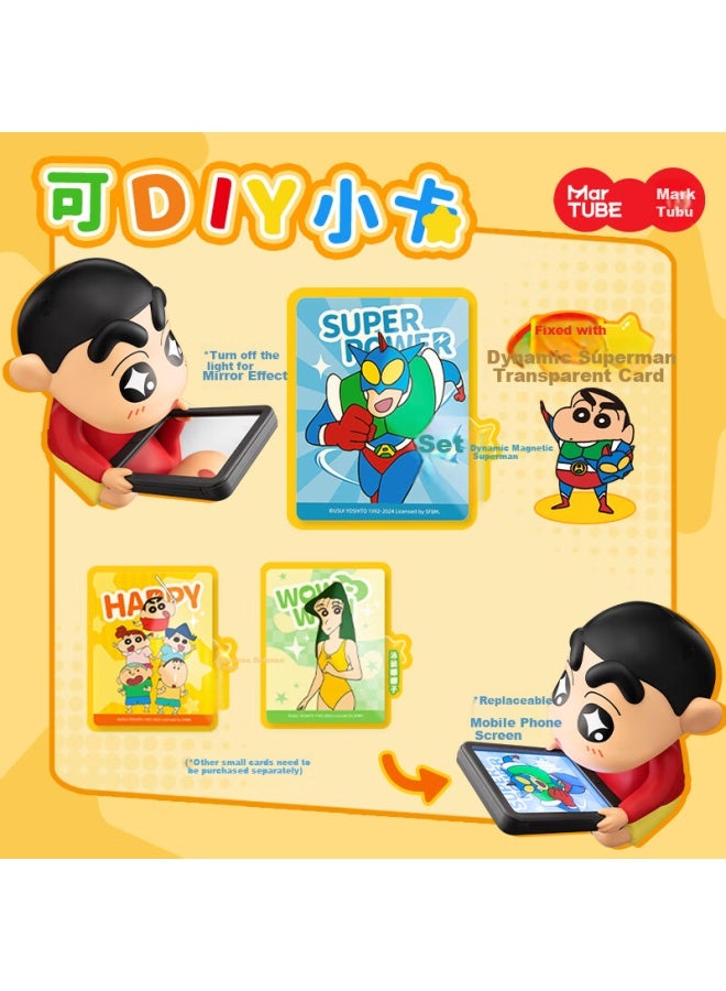 Valentine's Day Gift, Crayon Shin-chan Atmosphere Light, Bluetooth Speaker, Wireless Portable, Creative Gift For Girlfriend Or Boyfriend, Small Speaker Player, Gift Box Version - Image 3