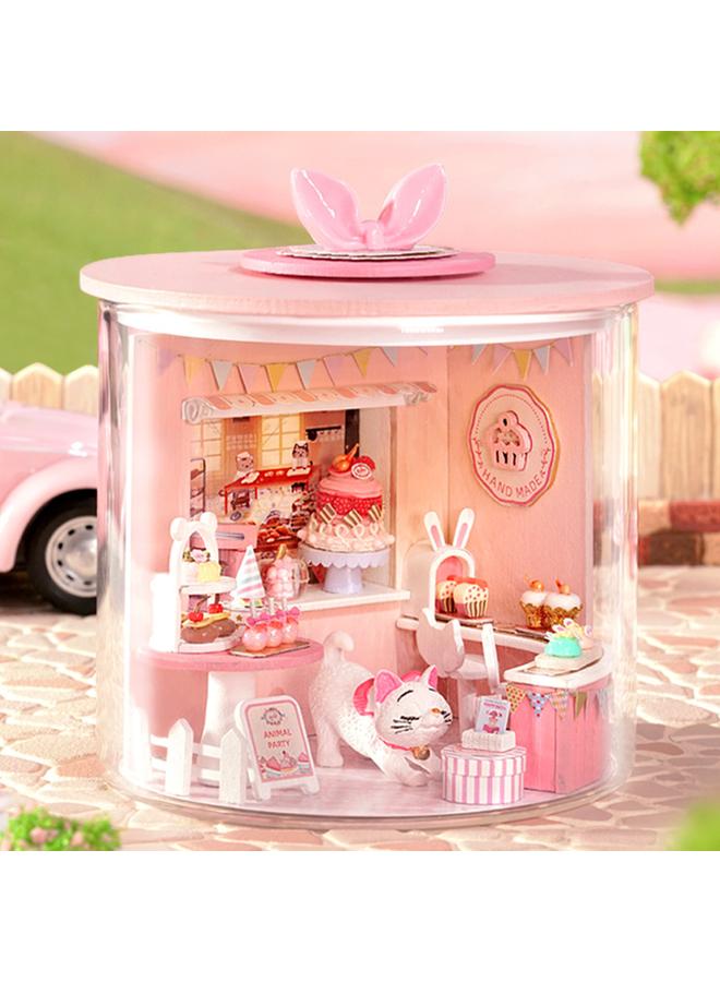 Bluejw Zhiqu House Diy Cabin Dream Bottle Series Hand-assembled 3D Architectural Model Ornaments Gifts - Image 1