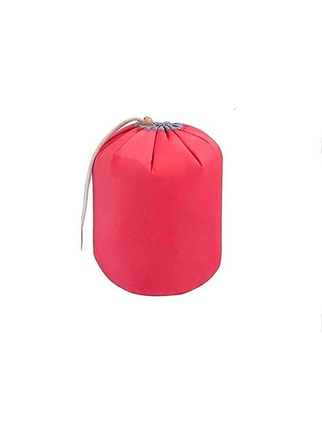 Mishrit Cosmetic Pouch||Makeup Bag Pouch for Travel||Round Dresser Cosmetic Bag||Travel Kit & Organizer||Portable Jewelry & Cosmetics Organizer||Travel Accessories(Multi Color)(Pack of 1 pcs). - Image 2