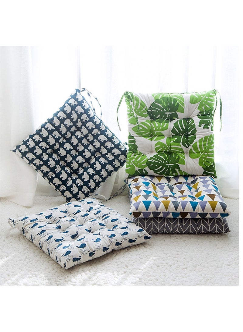 كاست ويف وسادة كرسي مكتب برسومات كرتونية لطباعة وسائد مقاعد من القطن الناعم لتخفيف الضغط وسائد كرسي غير قابلة للانزلاق وكراسي مريحة مريحة وسائد مقعد وسائد كرسي للمنزل والمكتب - Image 5